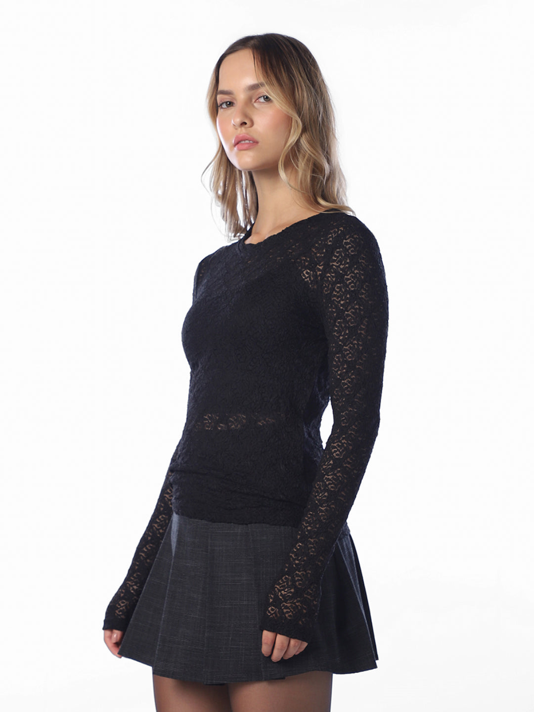 Black Lace Top