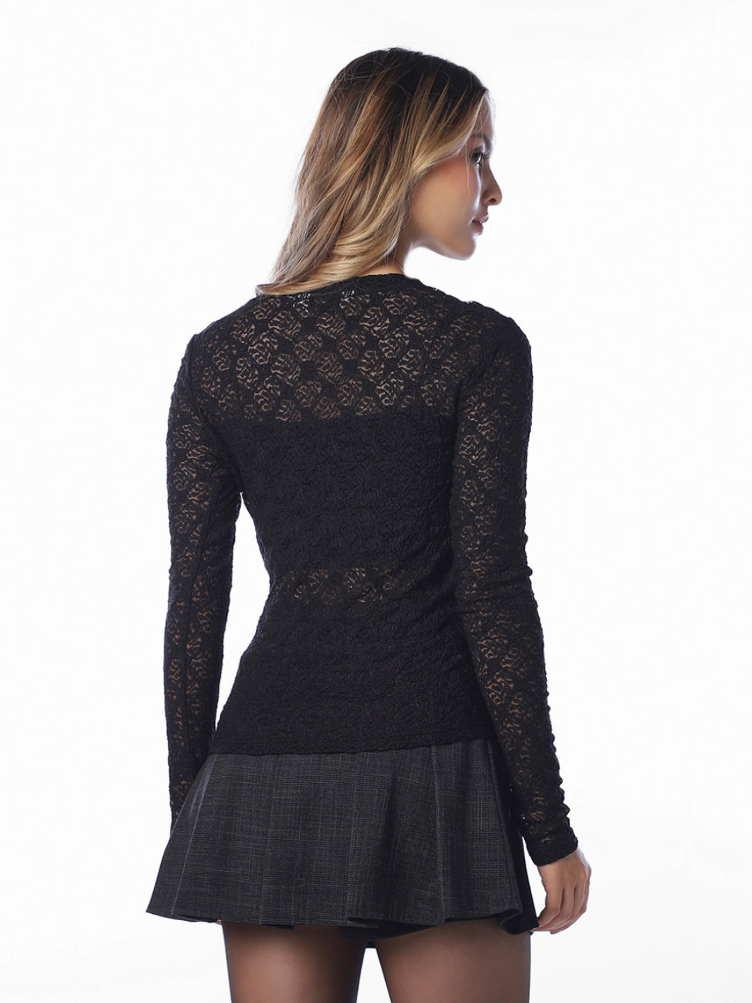 Black Lace Top