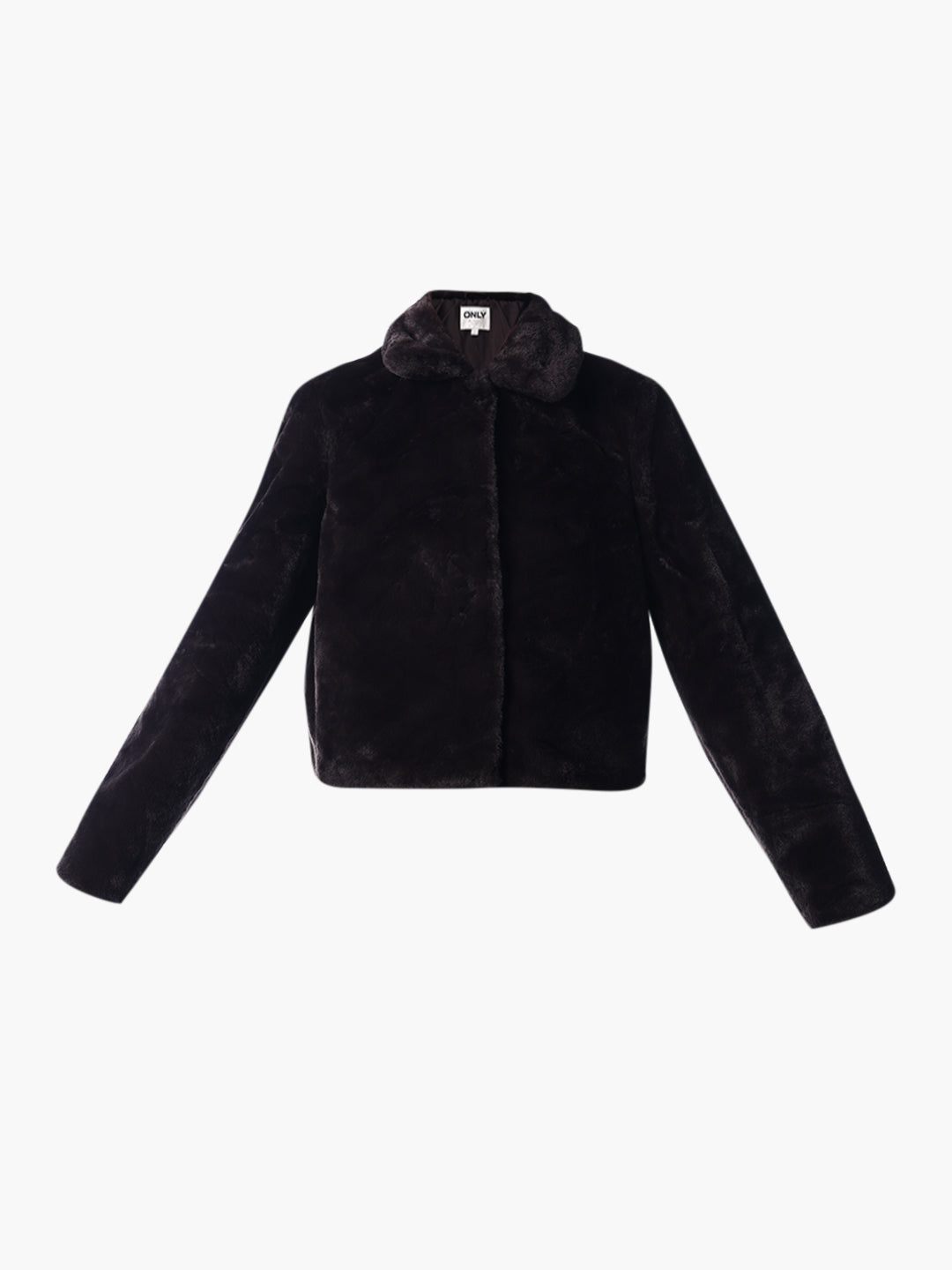 Dark Brown Faux Fur Jacket