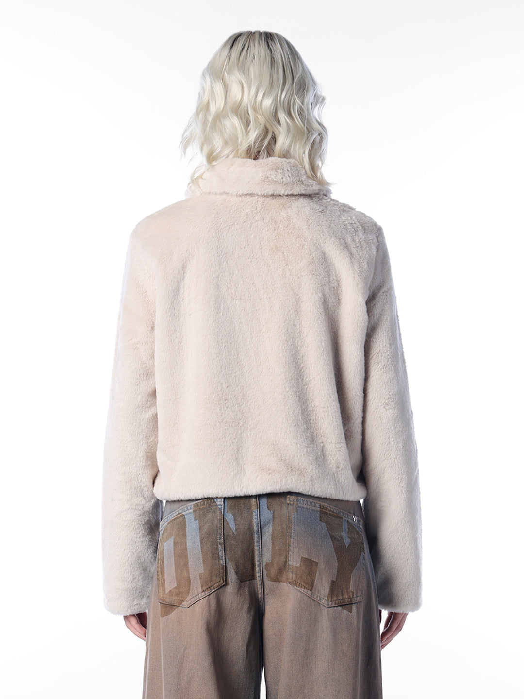 Off-White Faux Fur Jacket