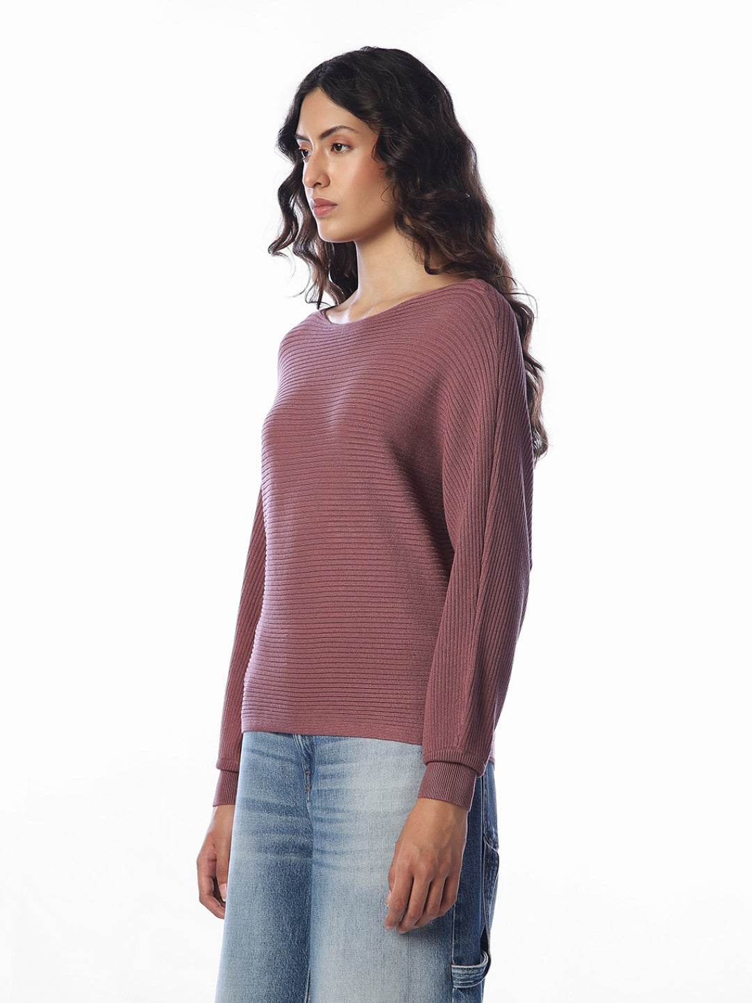 Rose Brown Oversized Pullover