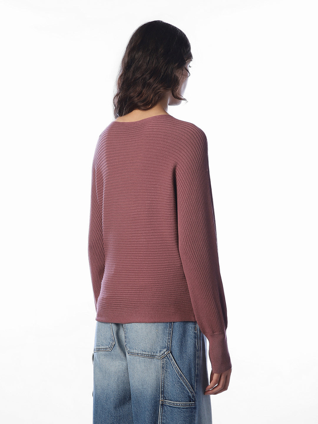 Rose Brown Oversized Pullover