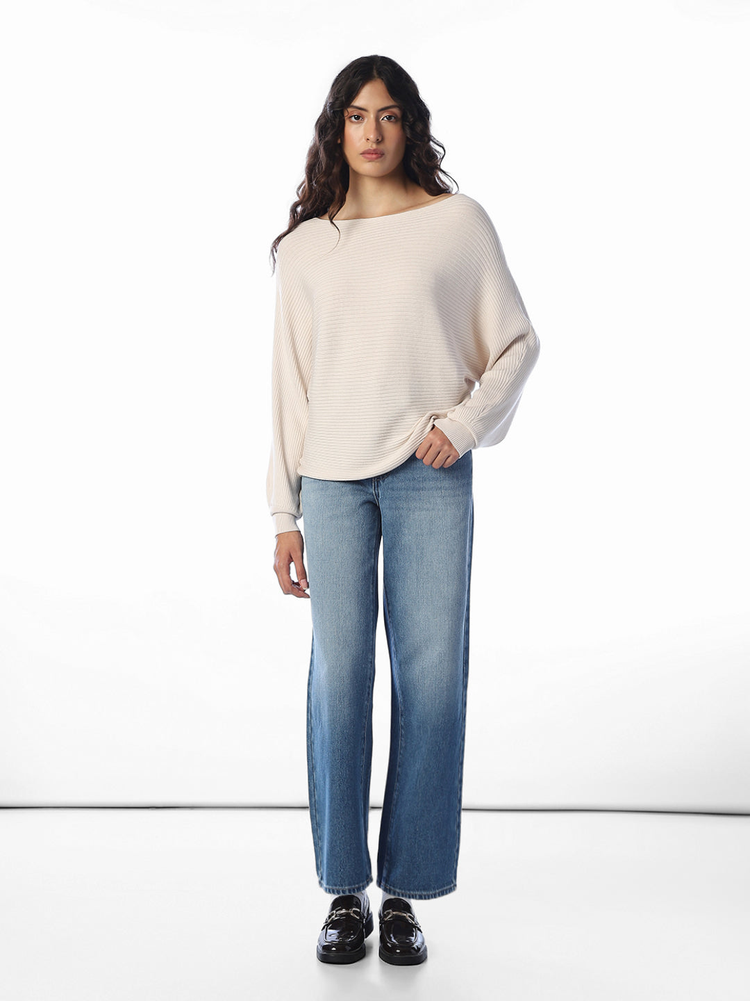 Cream Oversized Pullover