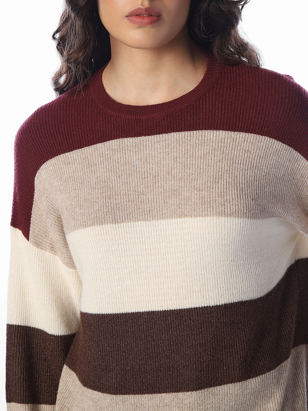 Striped Relaxed Fit Pullover
