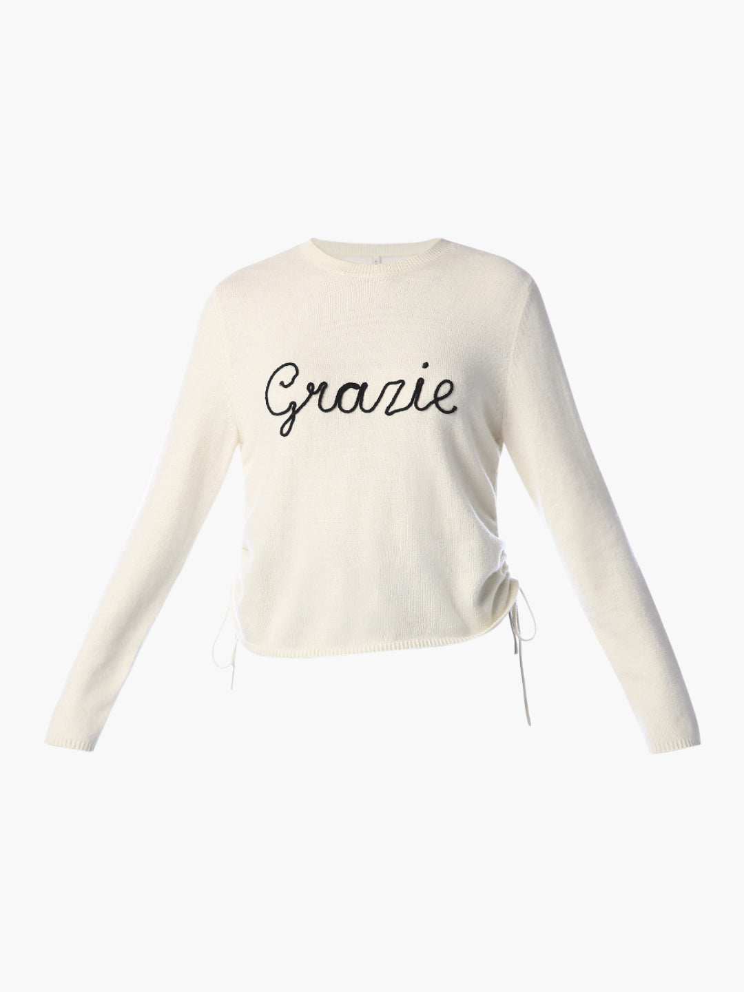 Off-White Printed O-Neck Pullover