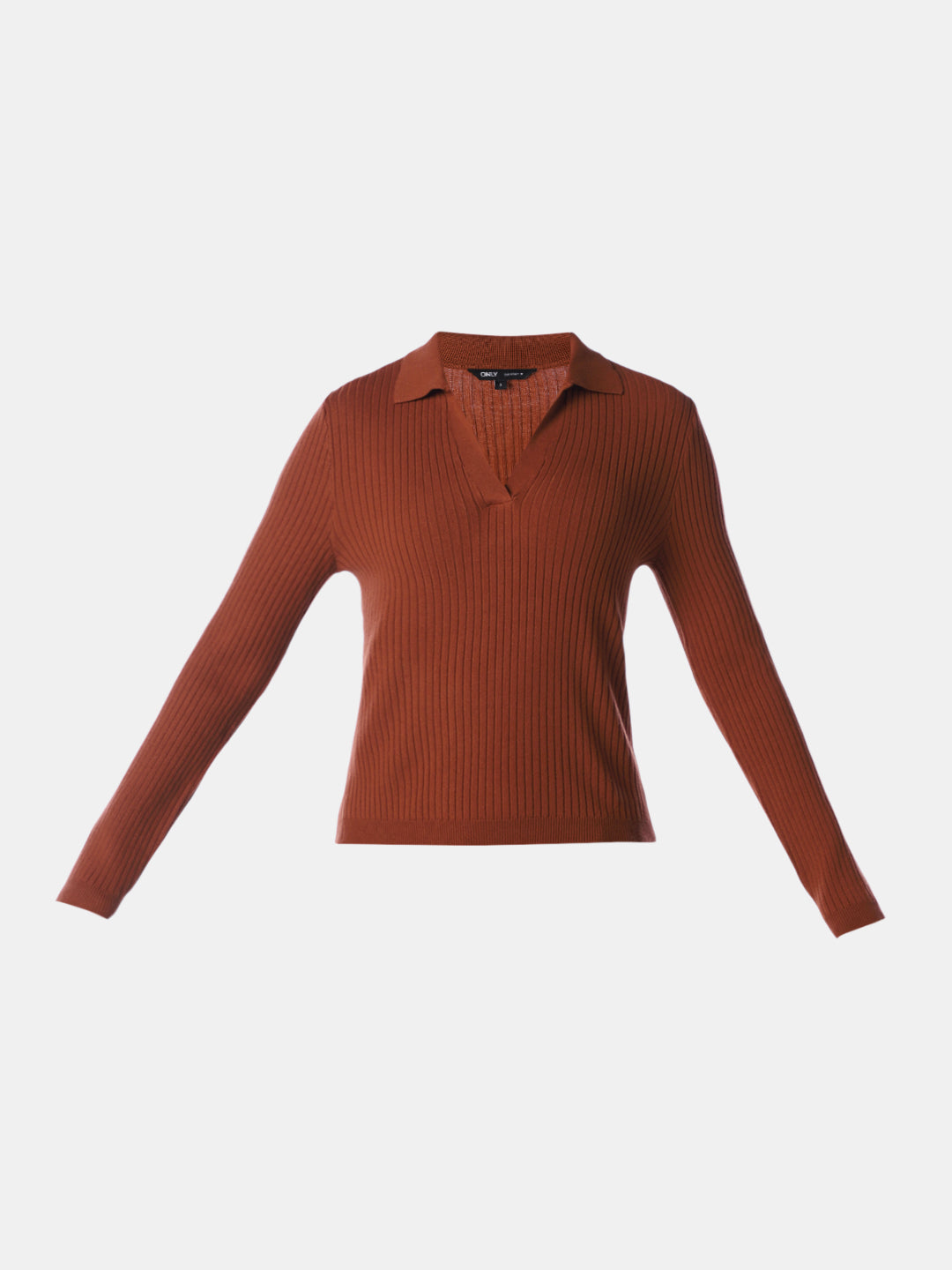 Brown Knitted Polo