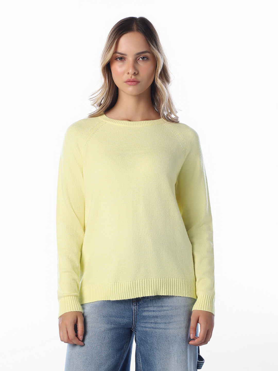 Yellow Full Sleeves Pullover