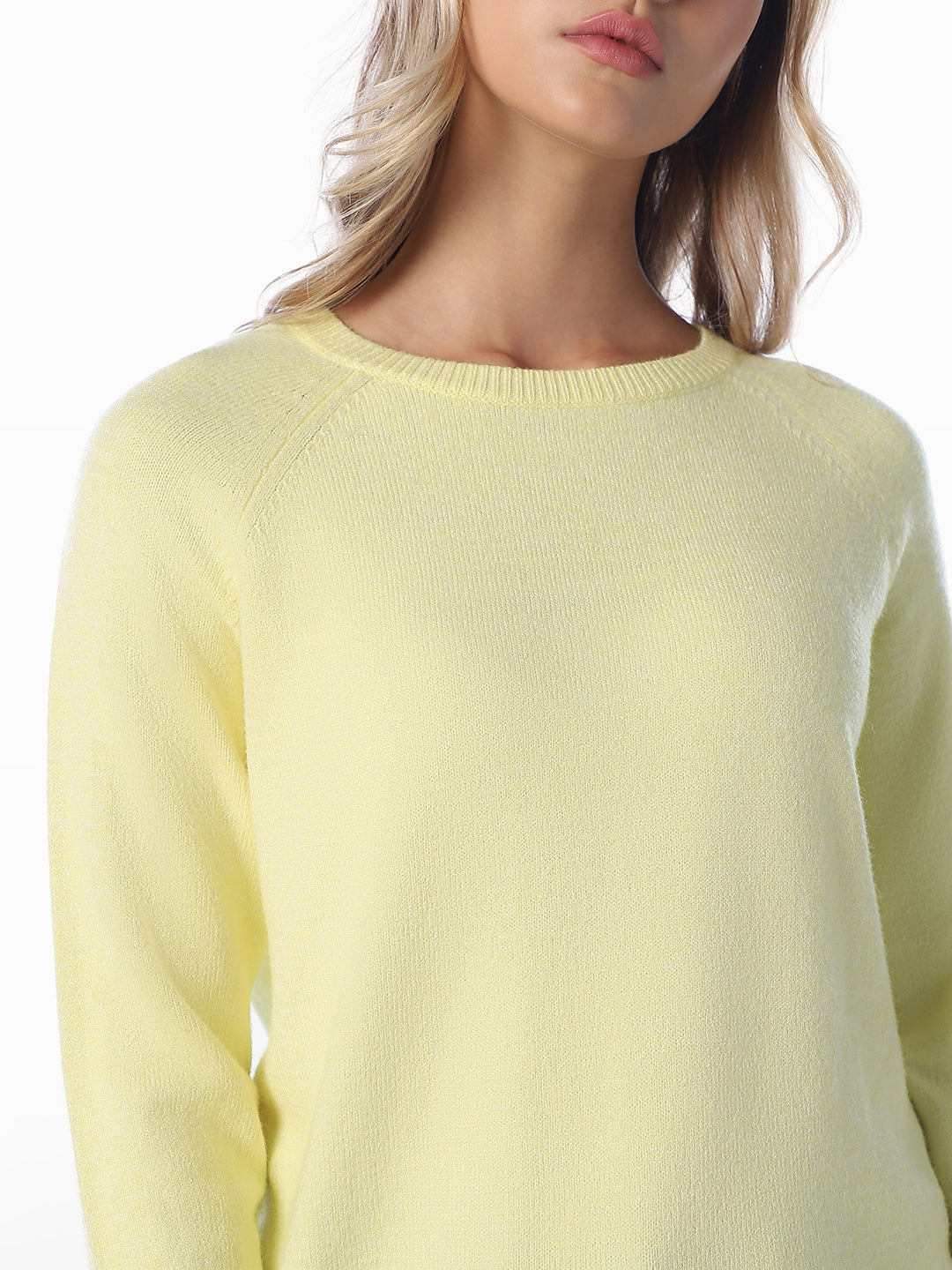 Yellow Full Sleeves Pullover