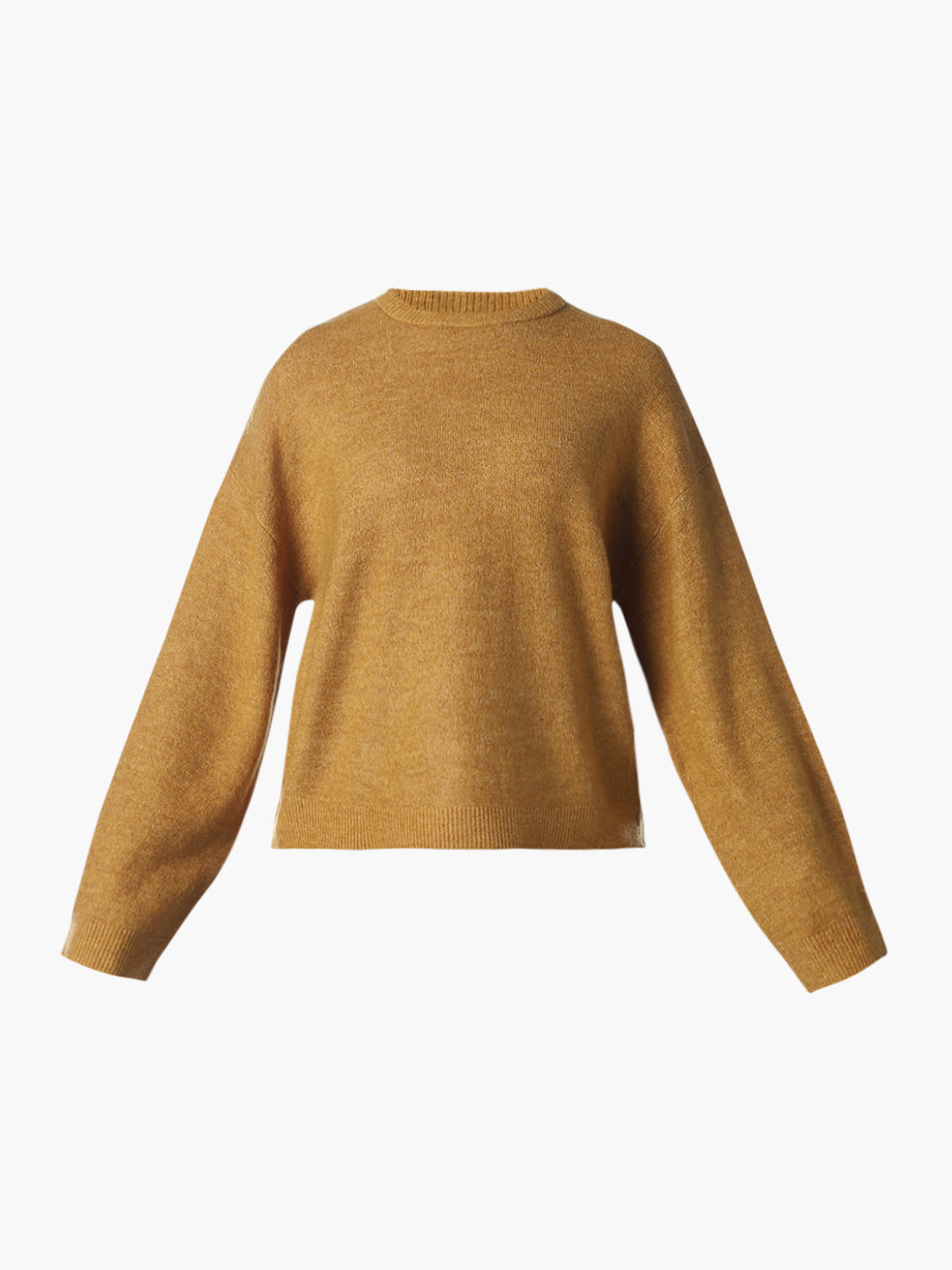 Brown O-Neck Pullover