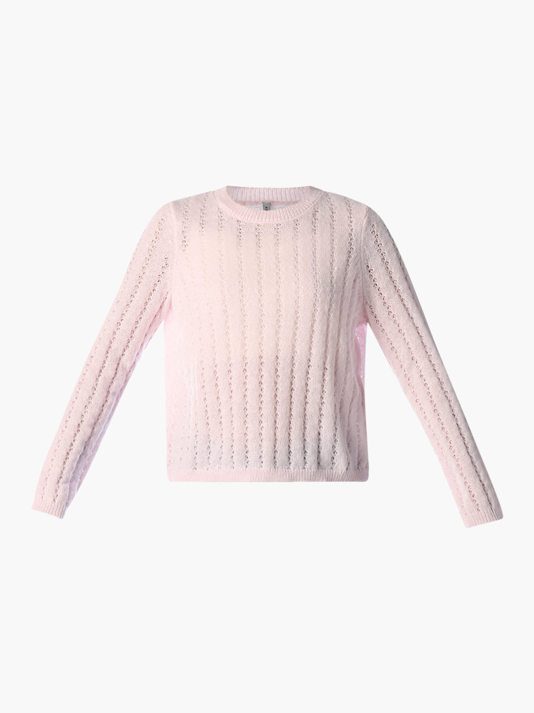 Light Pink O-Neck Pullover