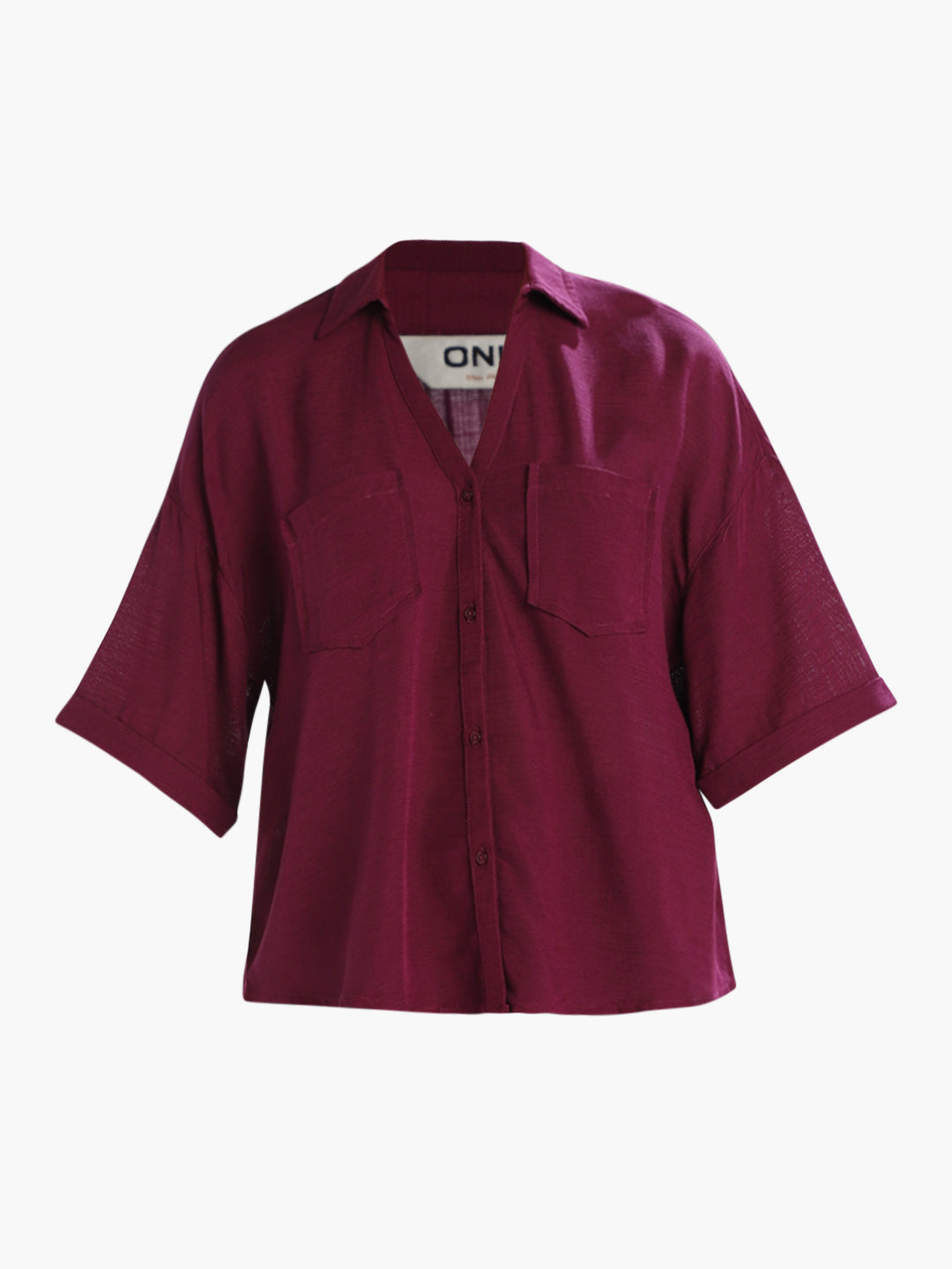 Dark Purple Loose Fit Shirt