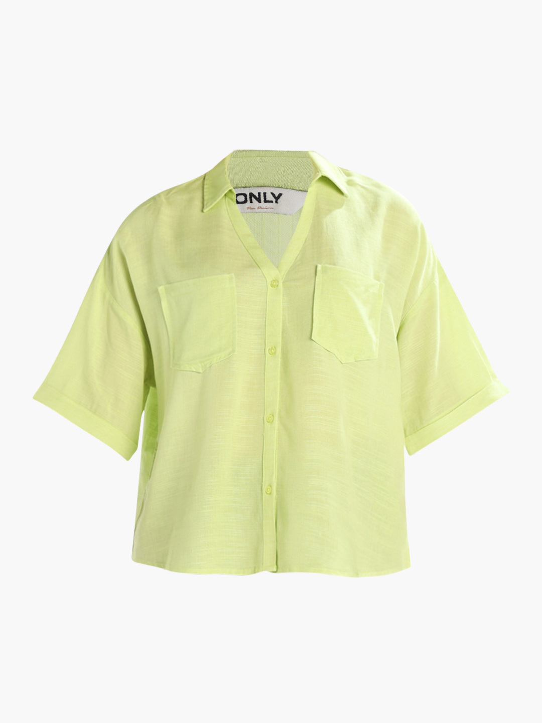 Lime Green Loose Fit Shirt