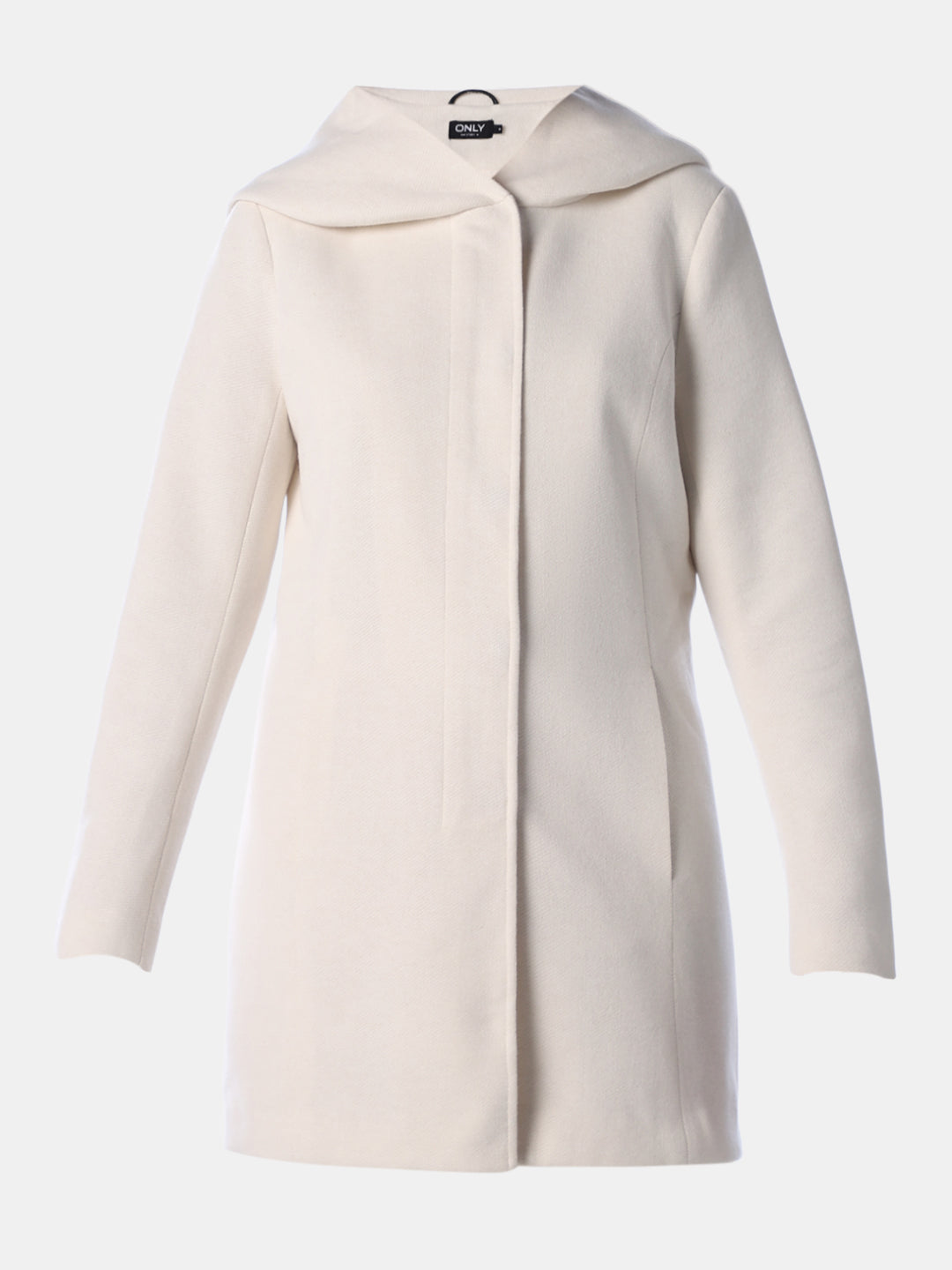 White Hooded Light Coat