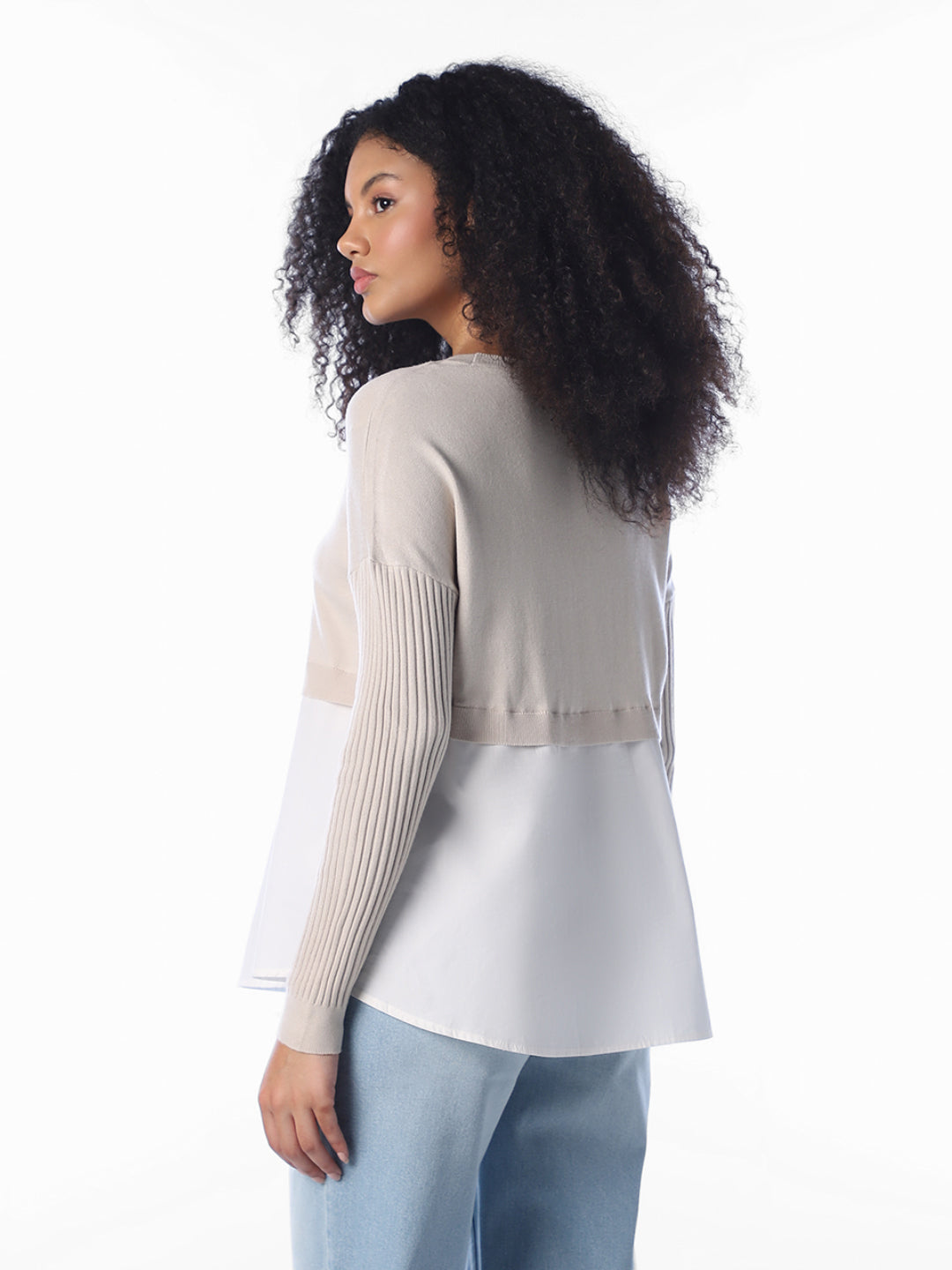 Shirt-Insert Pullover