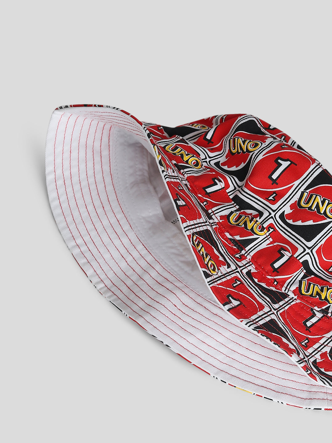UNO X ONLY Red Printed Bucket Hat