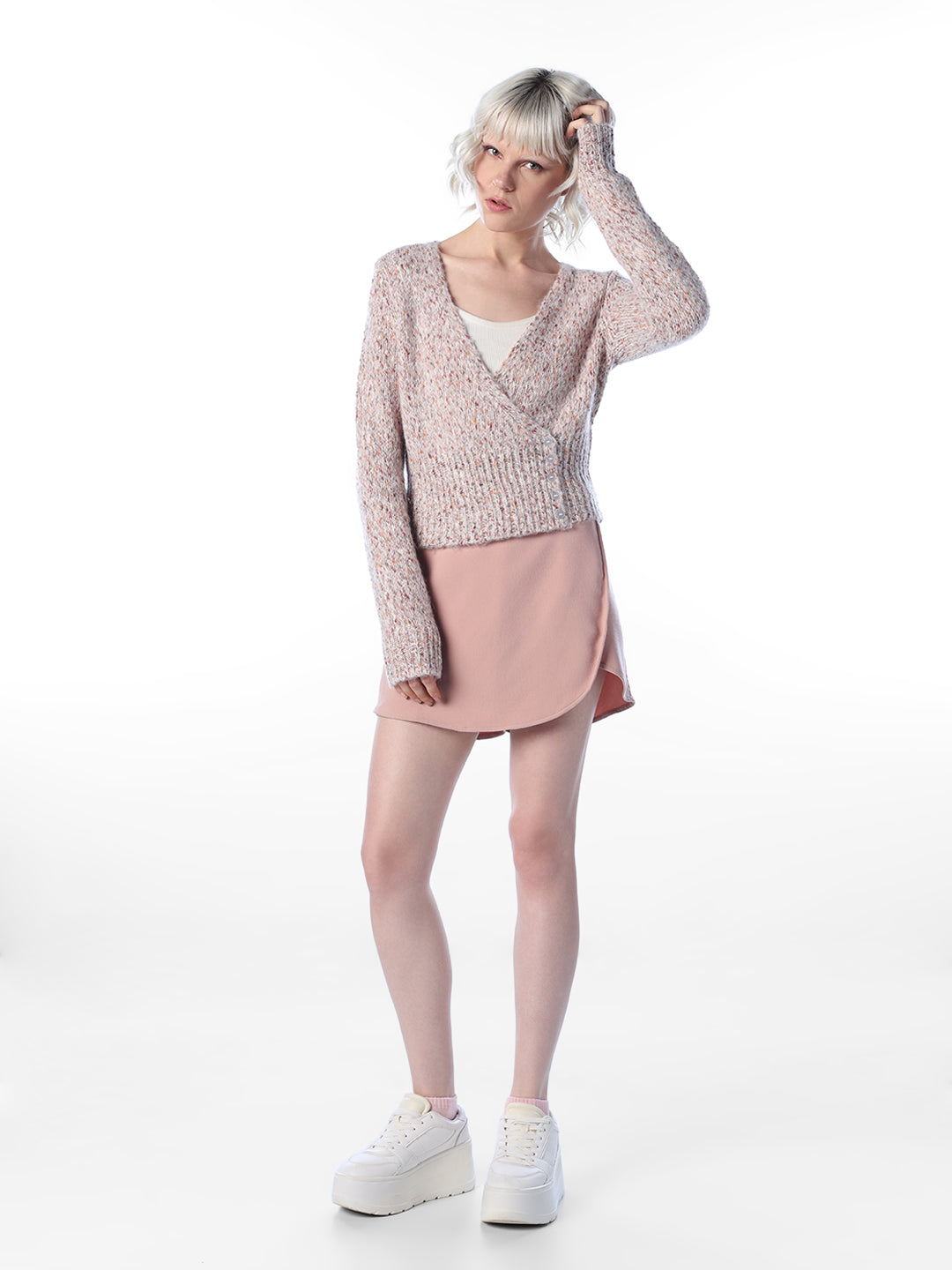 Knitted Wrap Cardigan