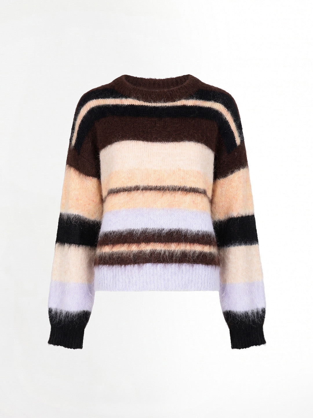 Colourblocked O-Neck Pullover