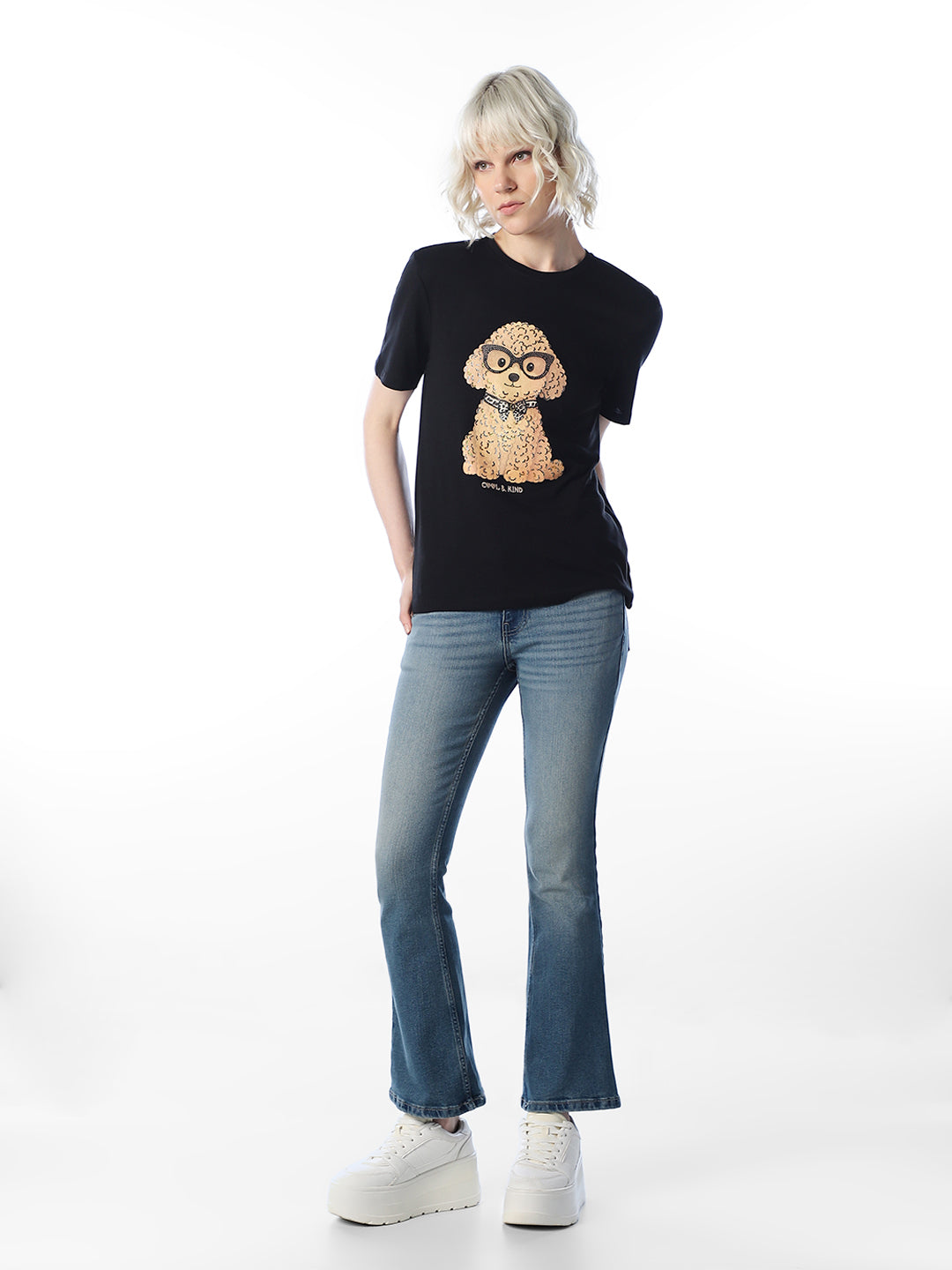 Black Printed T-shirt