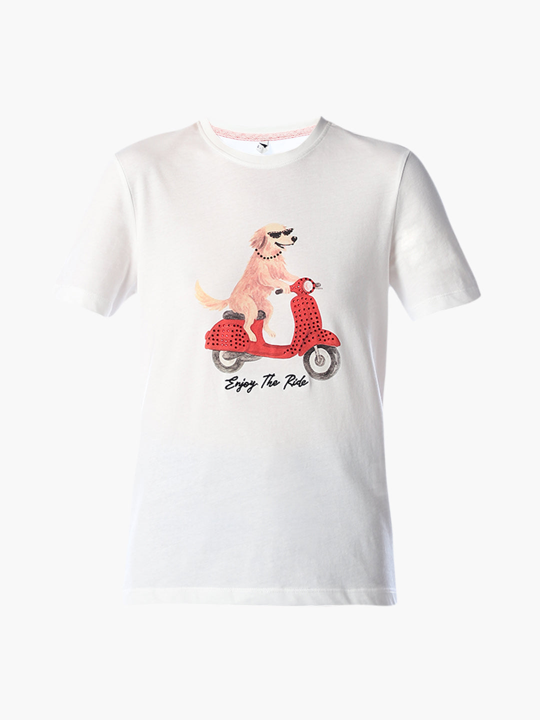 White Printed T-shirt