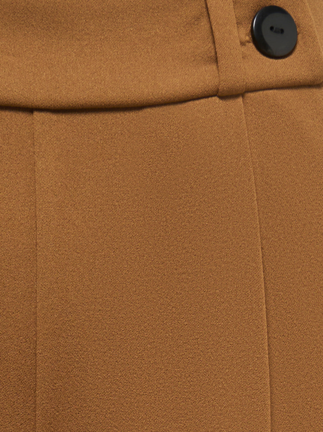 Brown High Rise Regular Fit Pants