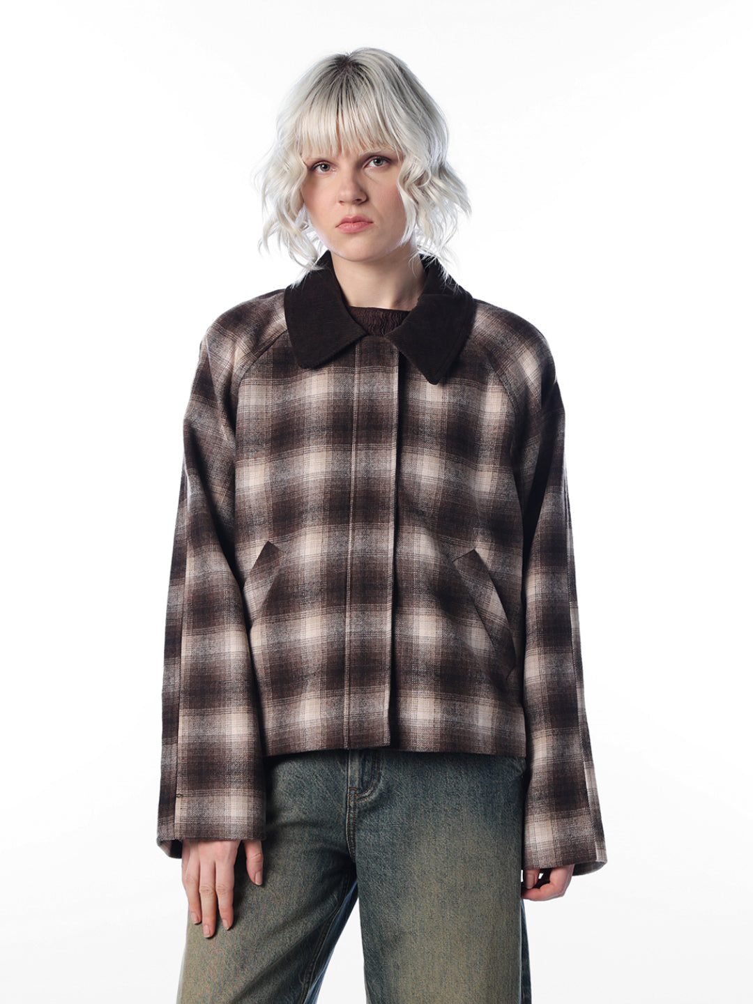 Brown Check Jacket