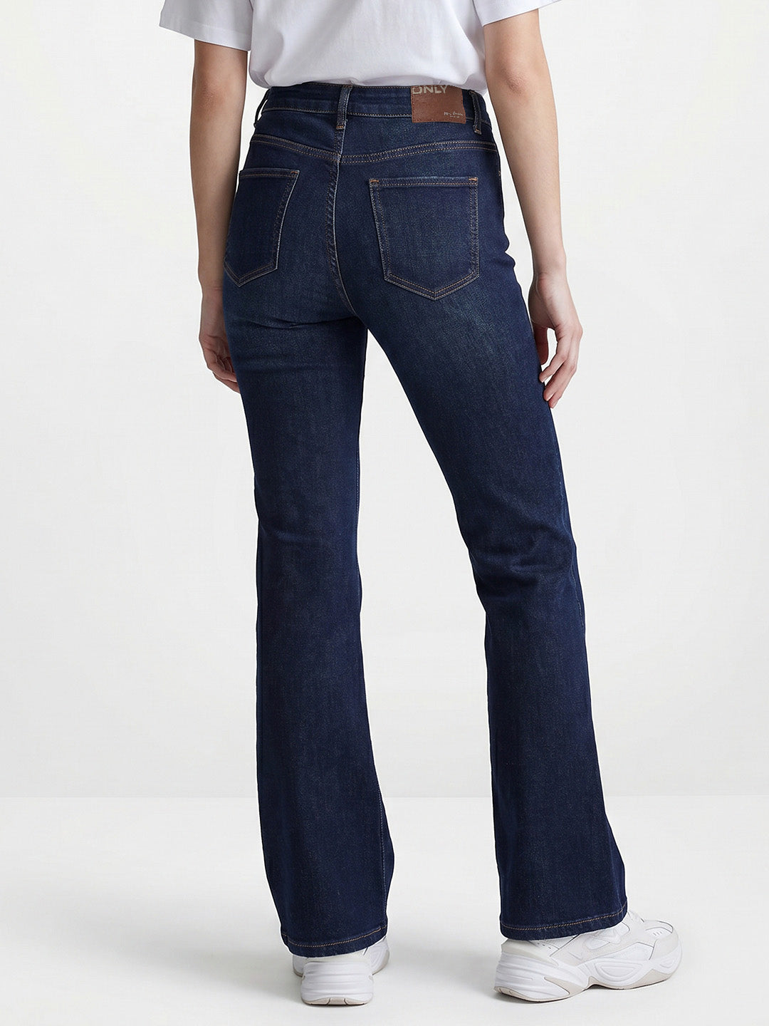 Dark Blue Flared Jeans