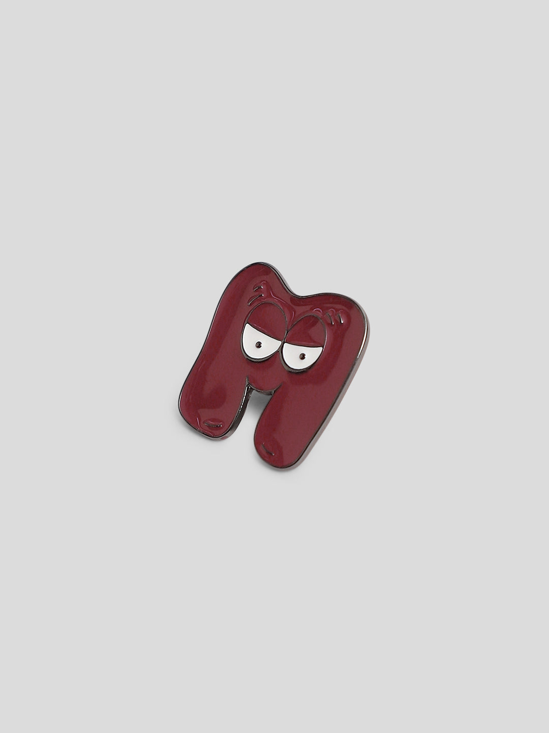 Maroon Alphabet Badge