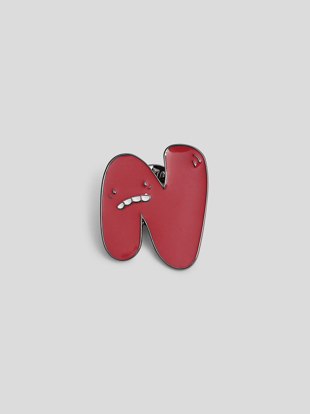 Red Alphabet Badge