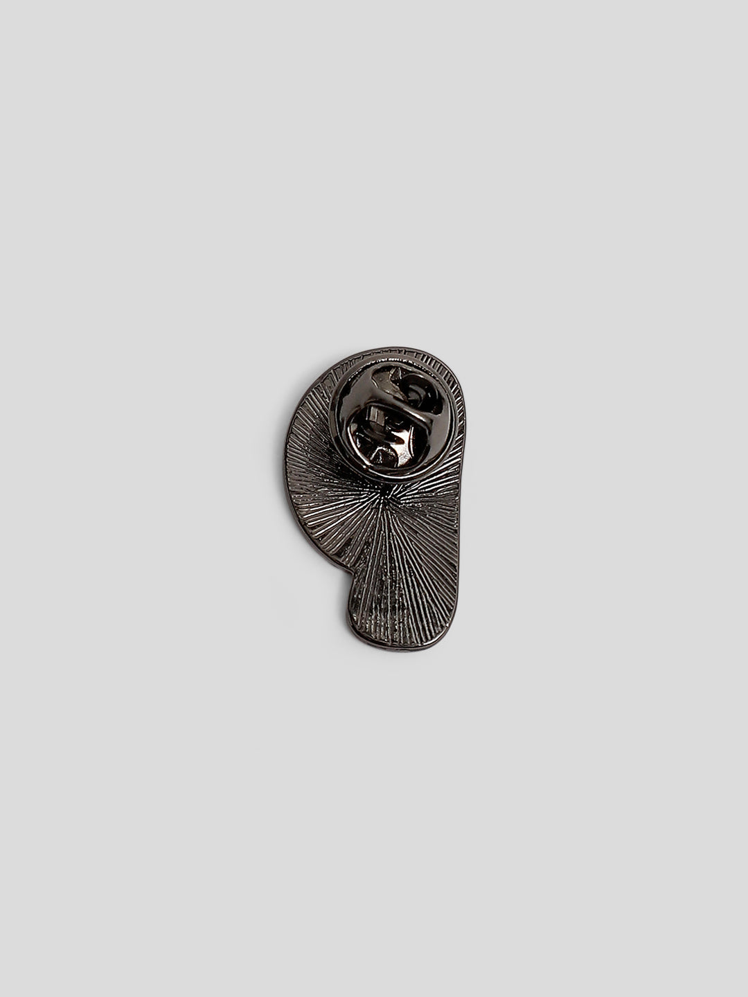Black Alphabet P Badge