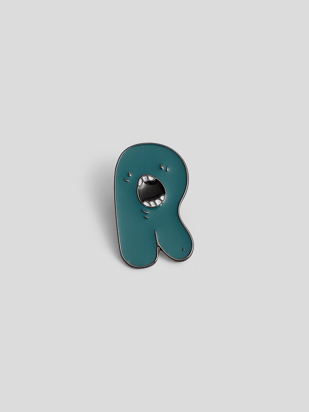 Green Alphabet R Badge