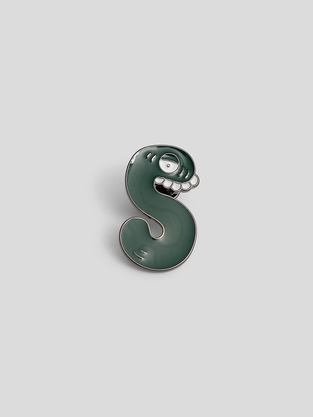 Green Alphabet S Badge