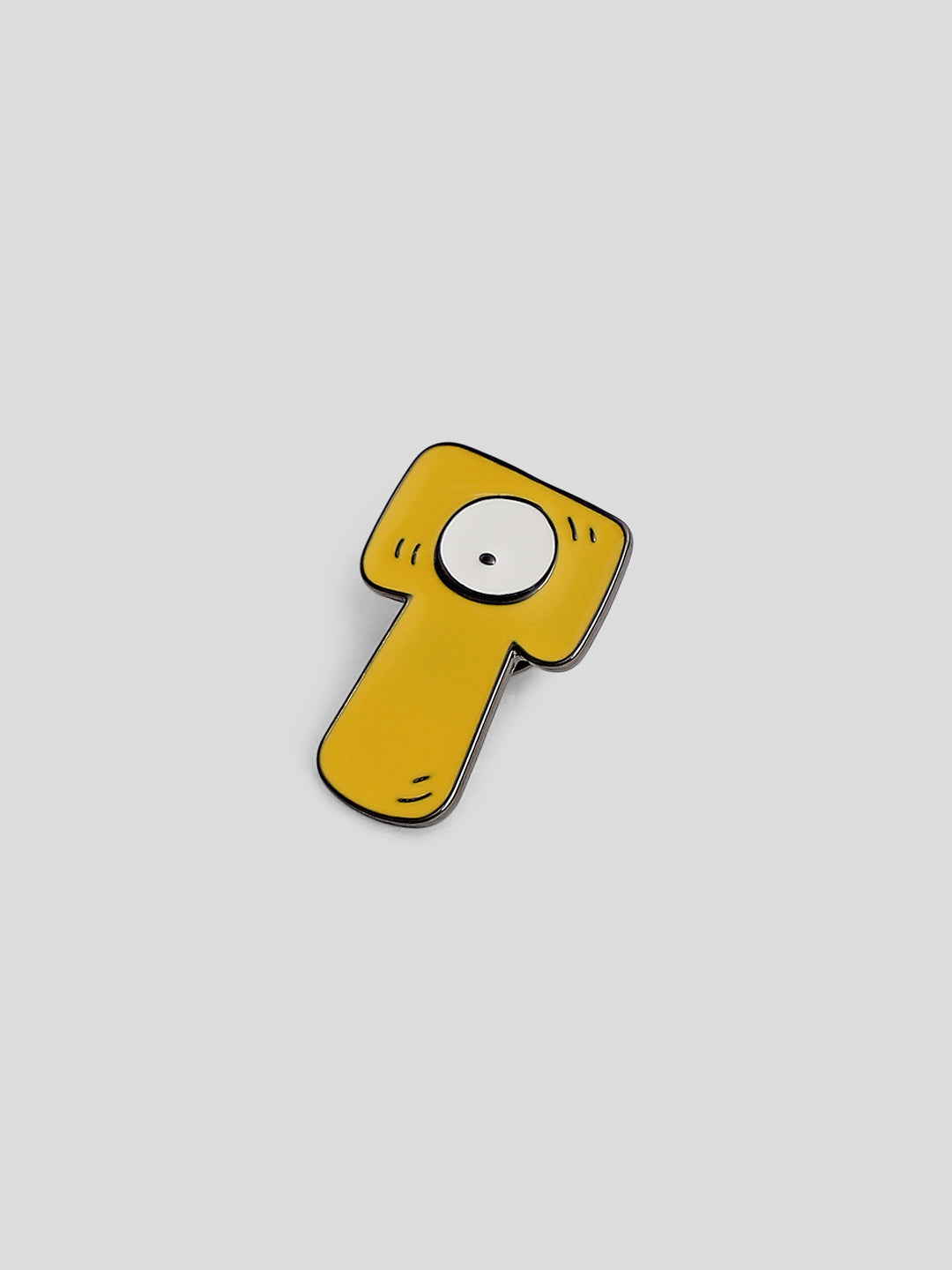 Yellow Alphabet T Badge