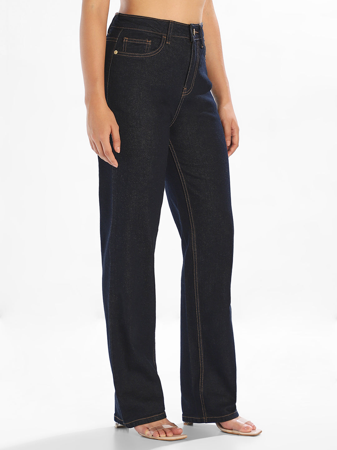 Dark Blue Straight Fit Jeans