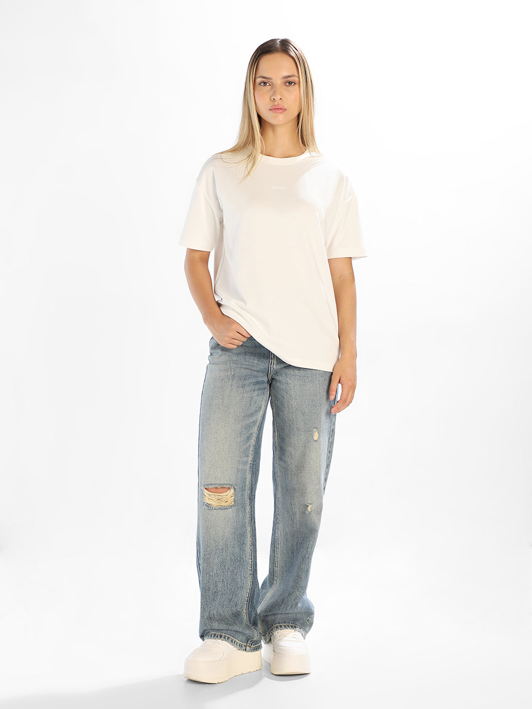 White Crew Neck T-shirt