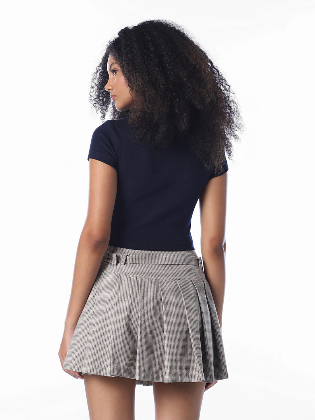 Cropped Printed T-Shirt