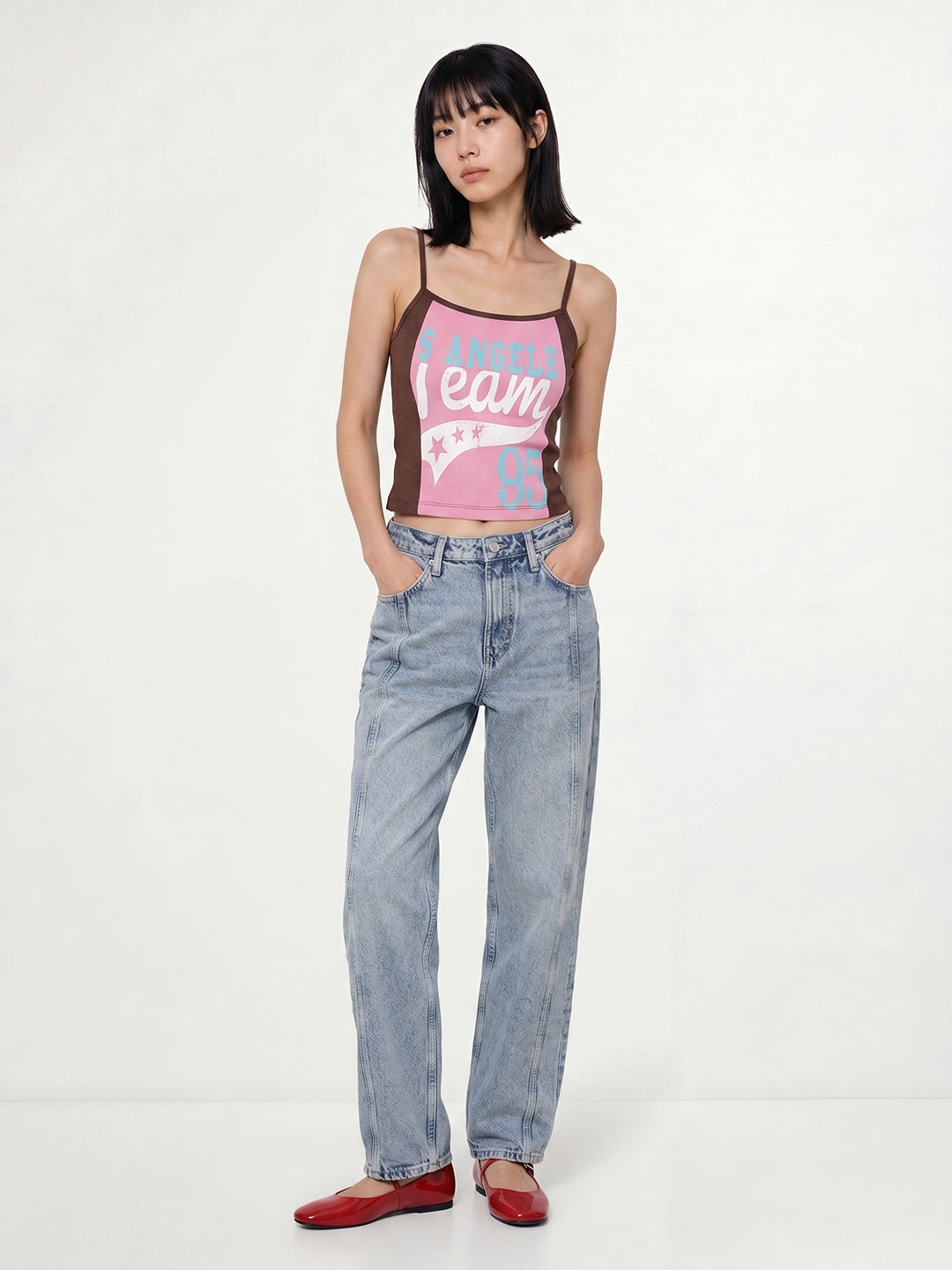 Graphic Print Cami Top