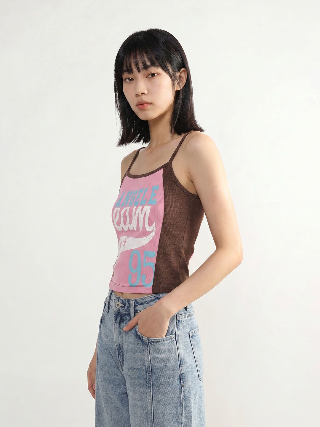 Graphic Print Cami Top
