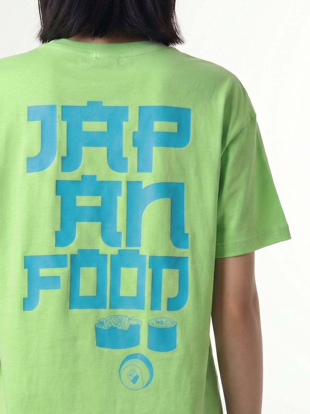 Green Printed Cotton T-shirt