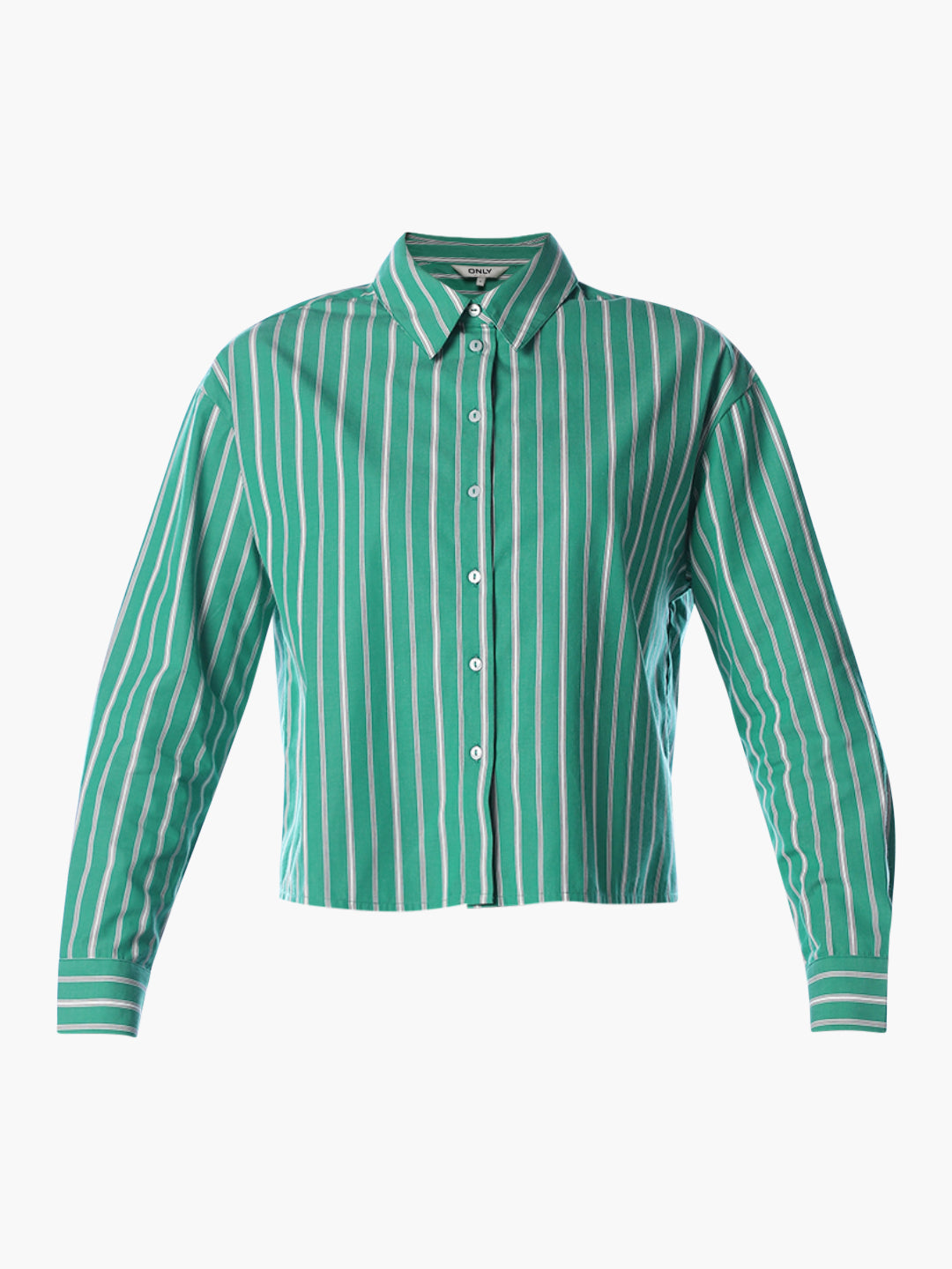 Striped Cropped Shirt