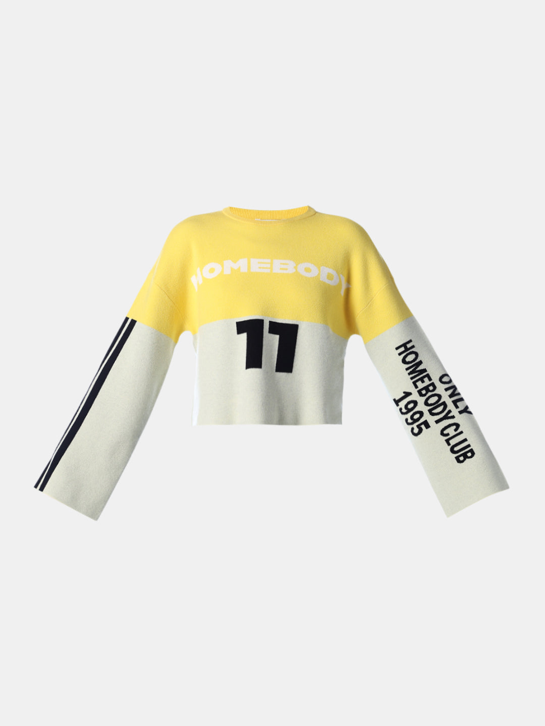 Graphic Printed Knitted Pullover