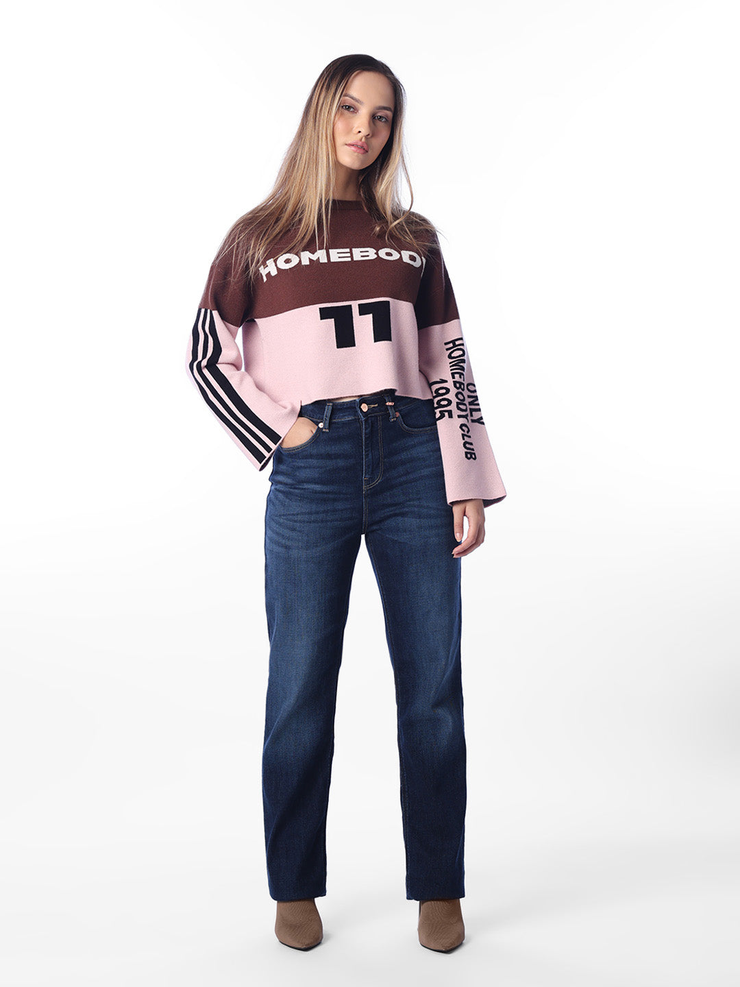 Printed Knitted Pullover