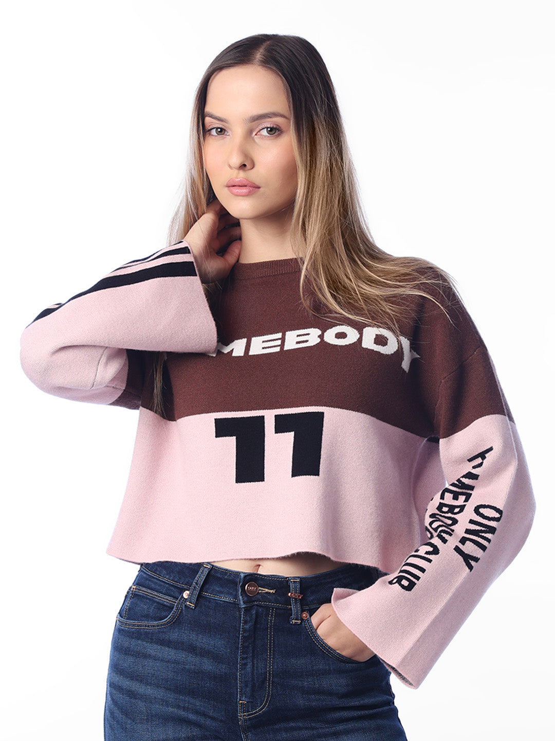 Printed Knitted Pullover