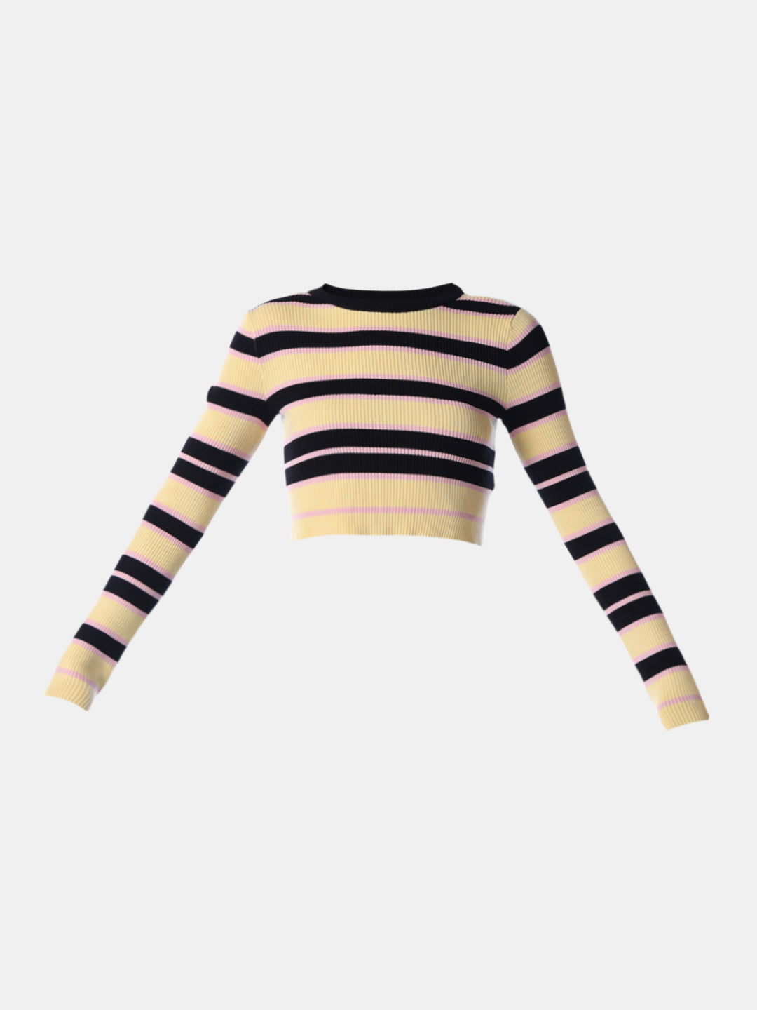 Striped Cropped Pullover