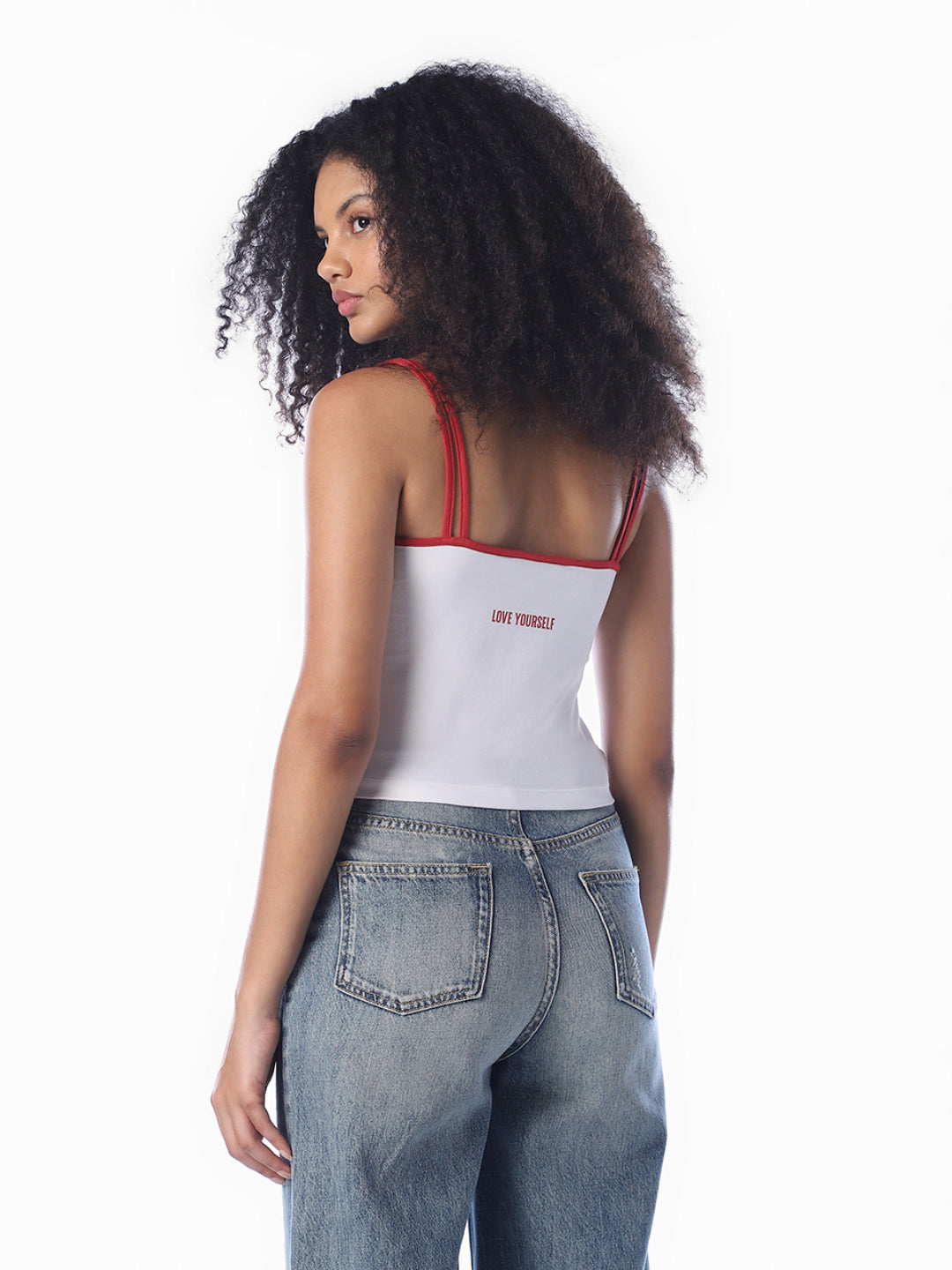 White Strappy Crop Top