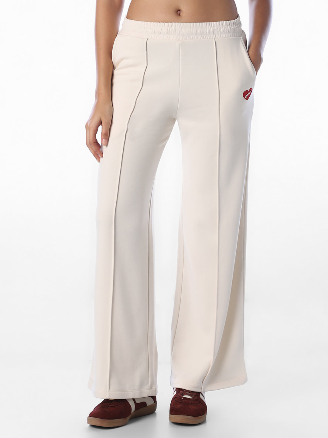 Beige Regular Fit Sweatpants