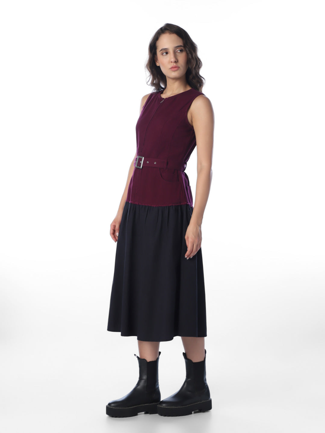 Maroon Waistcoat Top