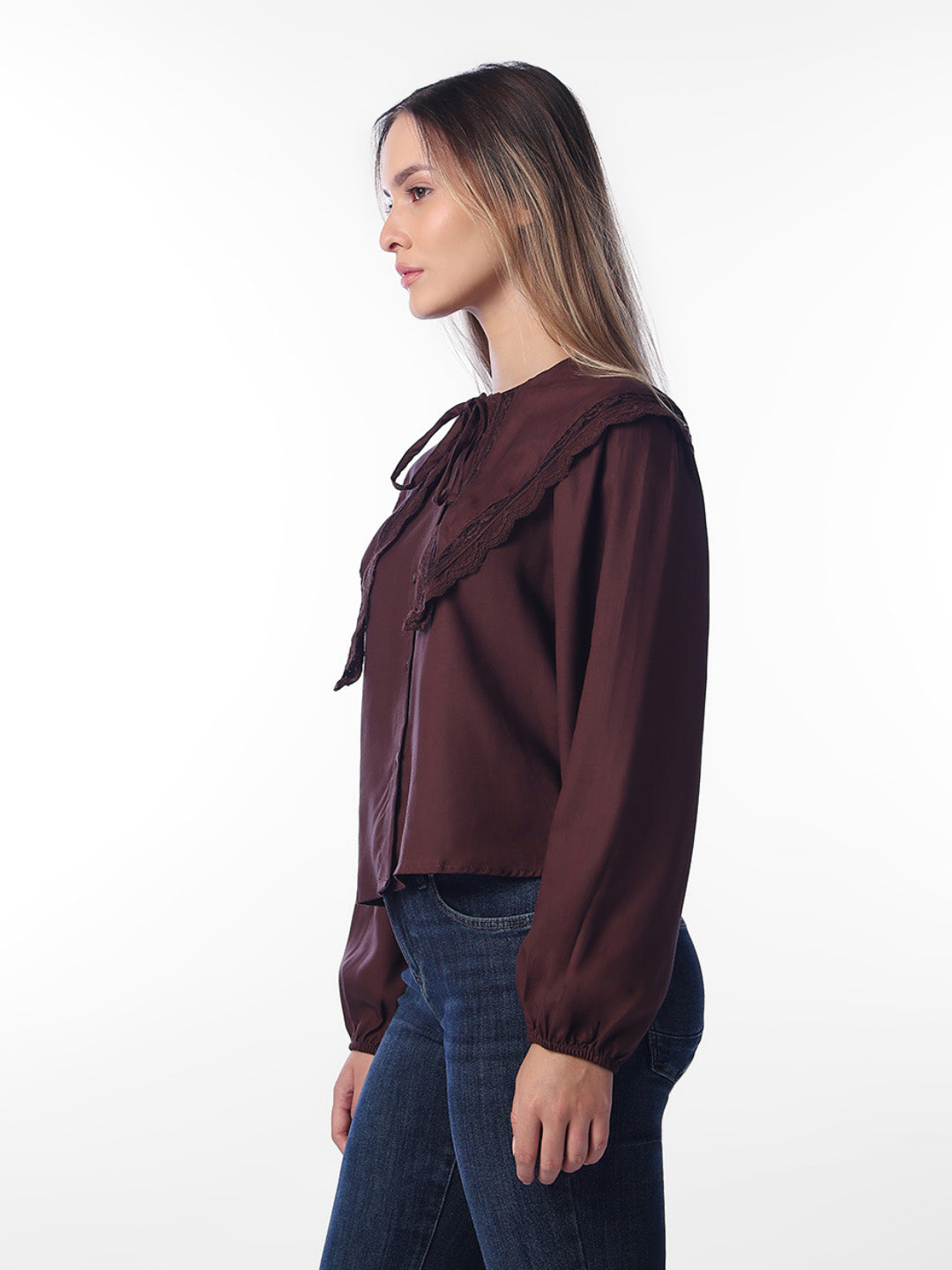 Dark Brown Cotton Top