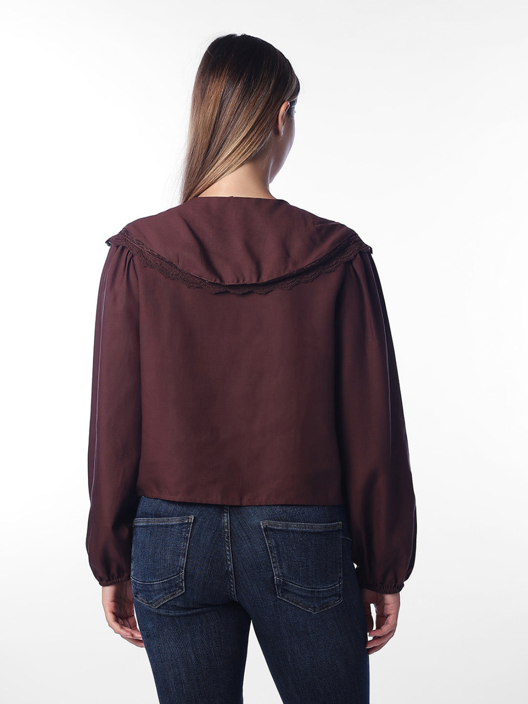 Dark Brown Cotton Top