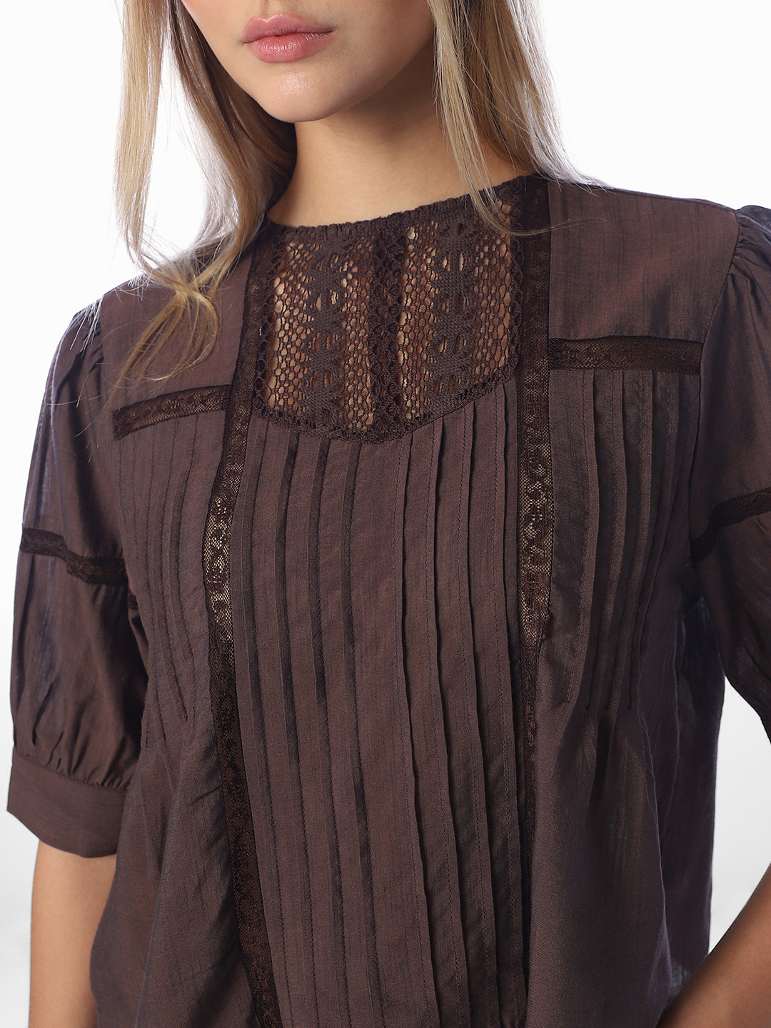 Brown Cotton Top