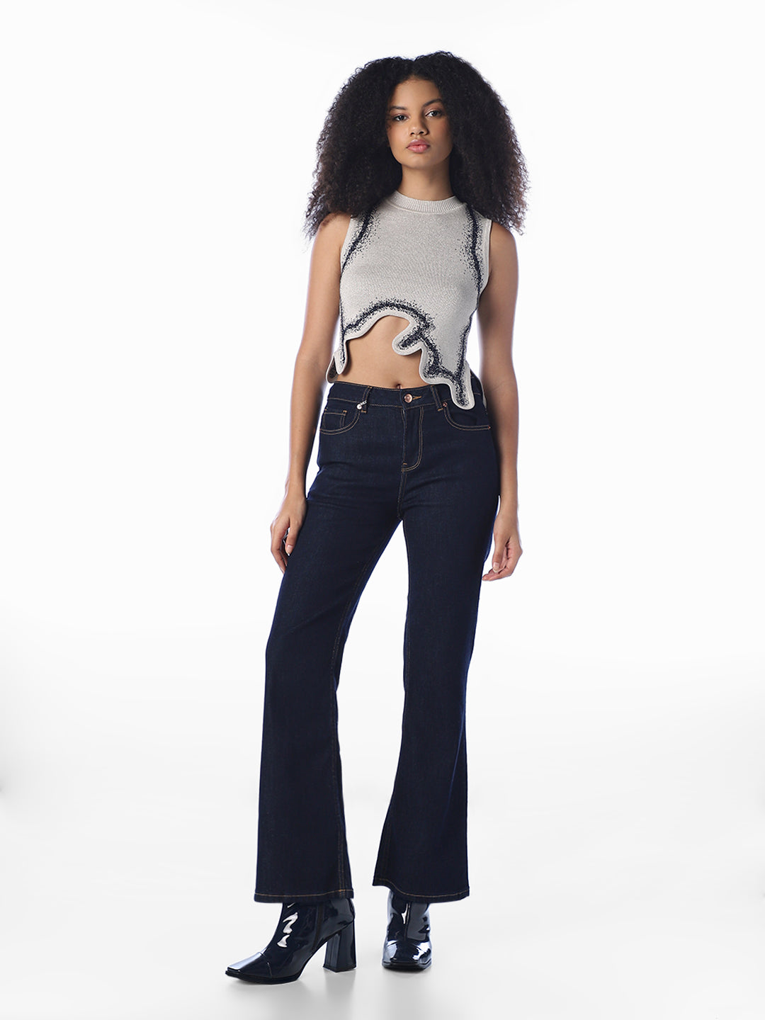 Asymmetric Knit Top